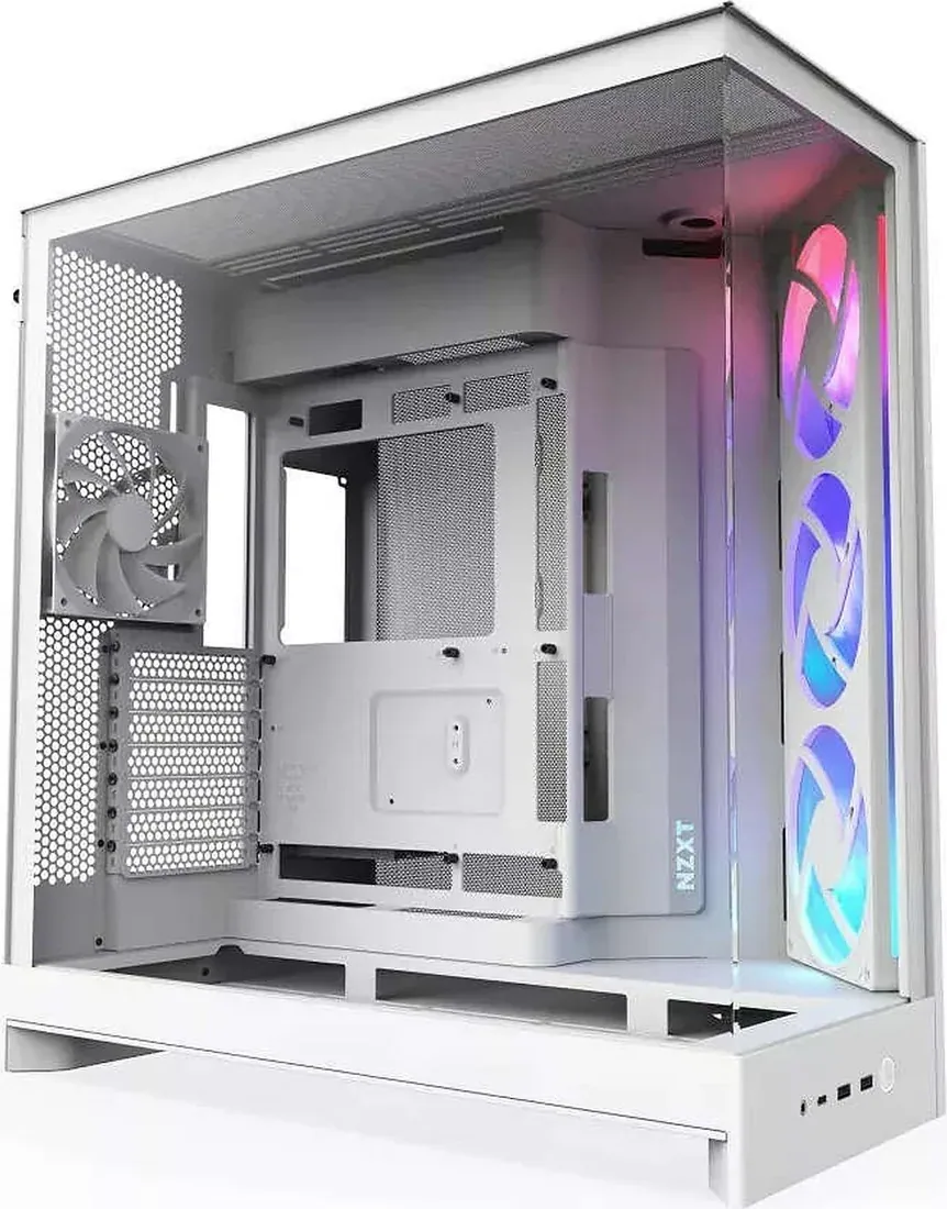 Boîtier NZXT H6 Flow Blanc
